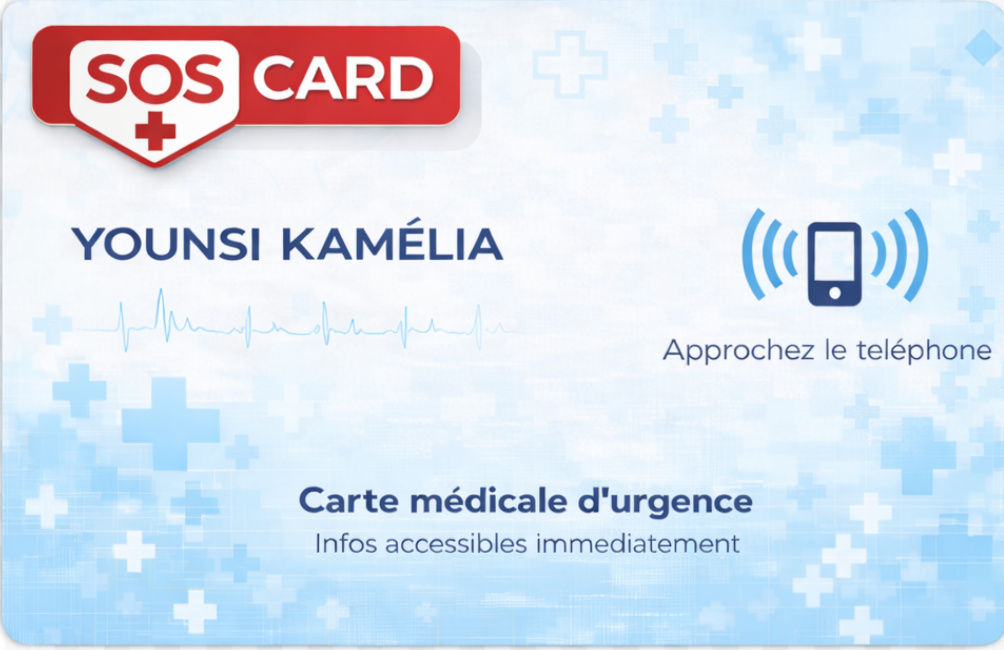 Carte SOS recto